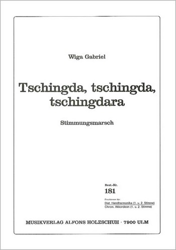 Gabriel, W.&nbsp;&nbsp;Tschingda Tschingda Tschingdara&nbsp;&nbsp;Diatonische Handharmonika