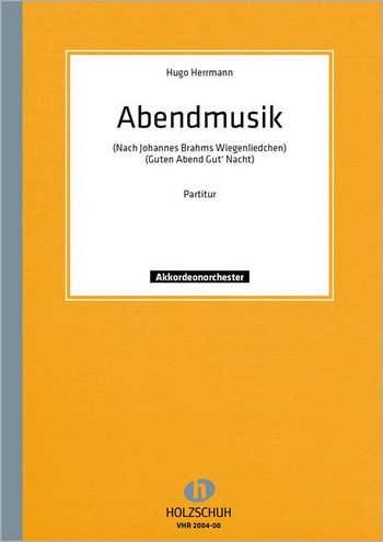 Herrmann, Hugo&nbsp;&nbsp;Abendmusik&nbsp;&nbsp;Akkordeonorchester Partitur