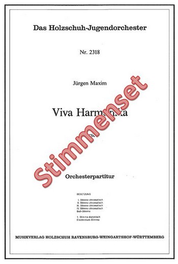 Maxim, Jürgen&nbsp;&nbsp;Viva Harmonika&nbsp;&nbsp;Akkordeonorchester Stimmenset