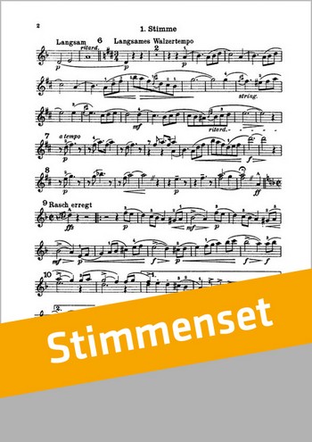 Würthner, Rudolf&nbsp;&nbsp;Ouvertüre in D&nbsp;&nbsp;Akkordeonorchester Stimmenset