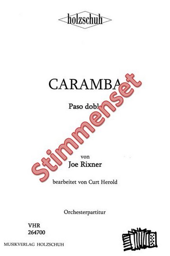 Rixner, Joe&nbsp;&nbsp;Caramba&nbsp;&nbsp;Akkordeonorchester Stimmenset