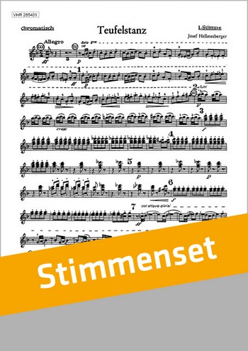 Hellmesberger, Josef&nbsp;&nbsp;Teufelstanz&nbsp;&nbsp;Akkordeonorchester Stimmenset