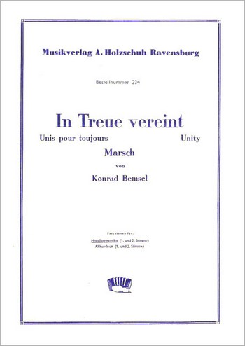 Bemsel, Konrad  In Treue Vereint  Diatonische Handharmonika