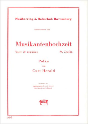 Herold, Curt&nbsp;&nbsp;Musikantenhochzeit&nbsp;&nbsp;Diatonische Handharmonika