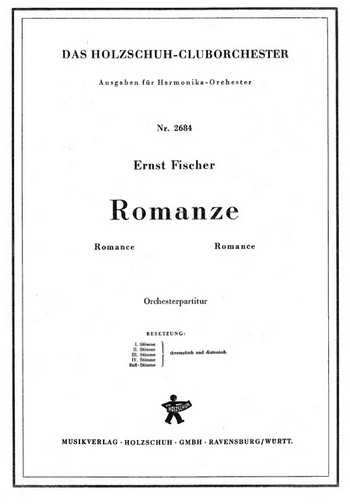 Fischer, Ernst&nbsp;&nbsp;Romanze&nbsp;&nbsp;Akkordeonorchester Partitur