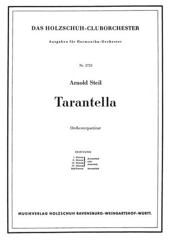 Steil, Arnold&nbsp;&nbsp;Tarantella&nbsp;&nbsp;Akkordeonorchester Partitur