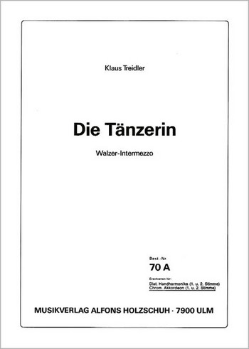 Treidler, K.&nbsp;&nbsp;Die Taenzerin&nbsp;&nbsp;Akkordeon