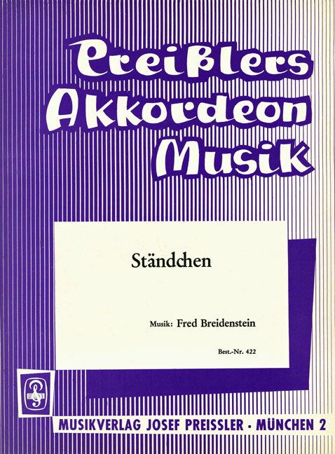 Breidenstein, Fred  Ständchen  Akkordeon