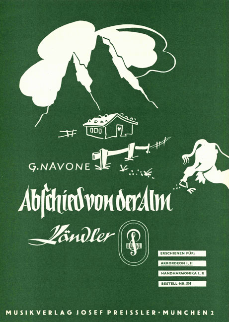 Giuseppe Navone Abschied von der Alm&nbsp;&nbsp;2 Akkordeons&nbsp;&nbsp;