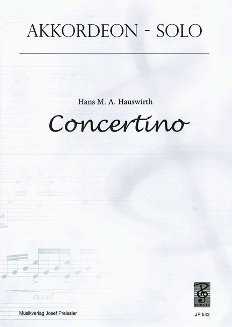 Hans M. Hauswirth Concertino&nbsp;&nbsp;Akkordeon&nbsp;&nbsp;