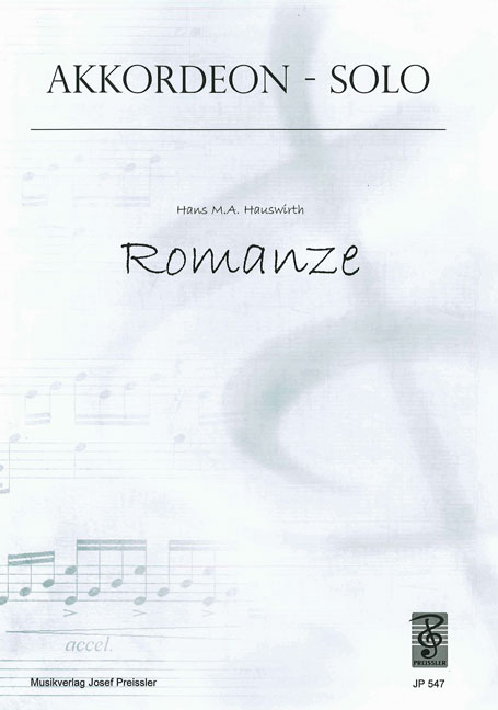 Hans M. Hauswirth Romanze&nbsp;&nbsp;Akkordeon&nbsp;&nbsp;