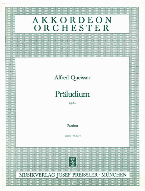Präludium op.60  für Akkordeonorchester  Partitur