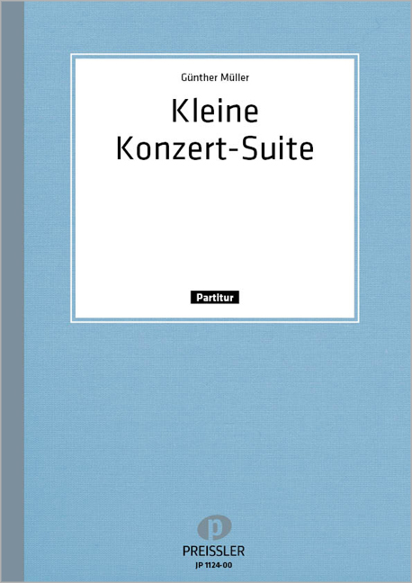 Günther Müller Kleine Konzert-Suite&nbsp;&nbsp;Akkordeon-Orchester&nbsp;&nbsp;Partitur