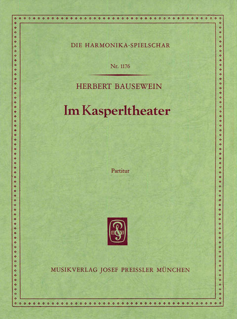 Bausewein, Herbert  Im Kasperltheater  Akkordeonorchester Partitur