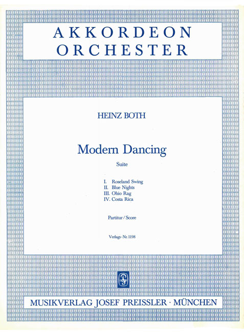 Both, Heinz  Modern Dancing  Akkordeonorchester Partitur