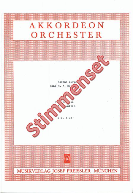 Burger, Alfons / Hauswirth, Hans  Pennsylvania  Akkordeonorchester Stimmenset