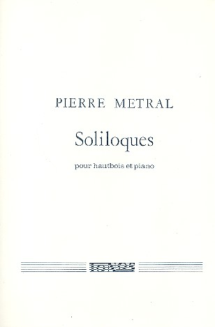 Soliloques pour hautbois et piano    