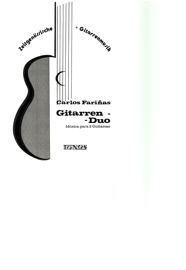Musica  para 2 guitarras  partitura