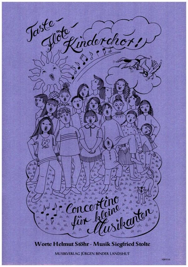 Taste-Flöte-Kinderchor  für Kinderchor, Klavier und Flöte  Chorpartitur