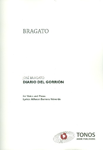 Diario del gorrión  für Gesang und klavier  Partitur
