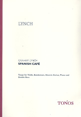 Spanish Café  für Bandoneon, E-Gitarre, Violine, Kontrabass und Klavier  Partitur