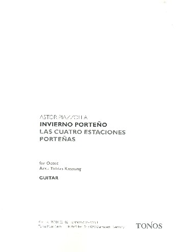 Invierno Porteno&nbsp;&nbsp;for 8 instruments&nbsp;&nbsp;parts