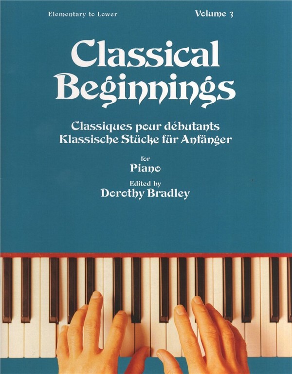 Classical Beginnings vol.3  for piano  
