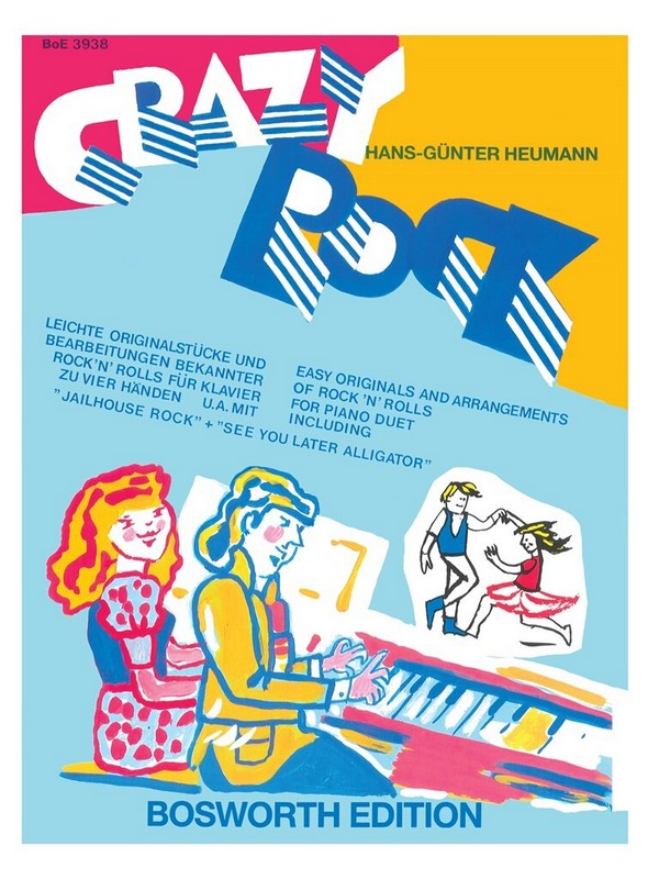 Crazy Rock  for piano duet  