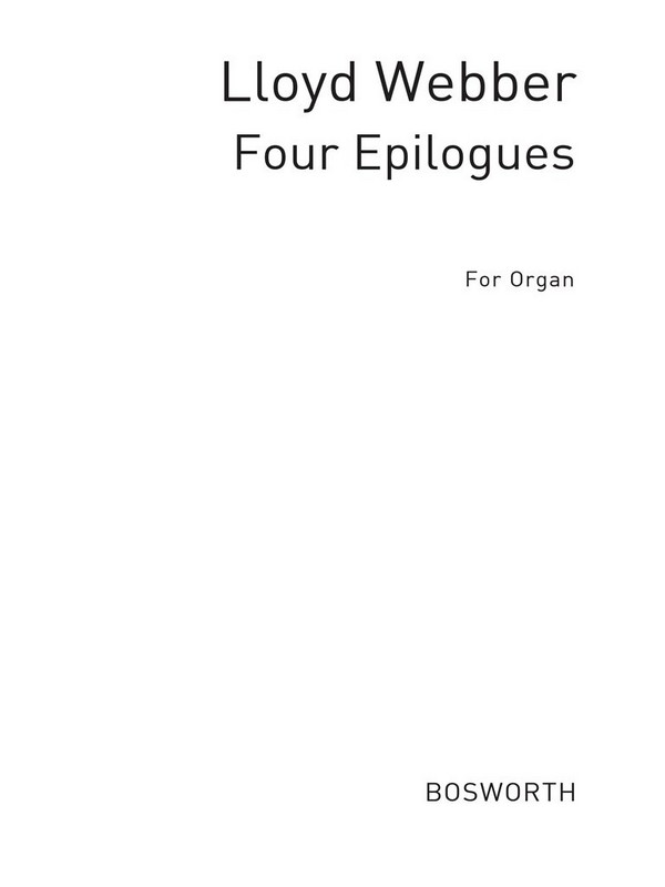 4 Epilogues   for organ   