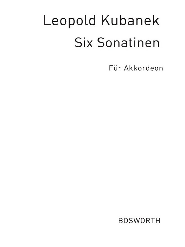 6 Sonatinen    for accordion   