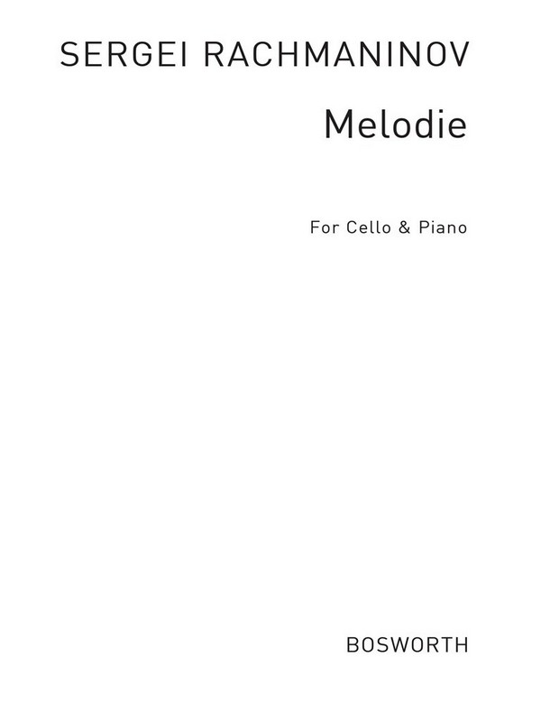 Melodie no.3 op.3  for violoncello and piano  