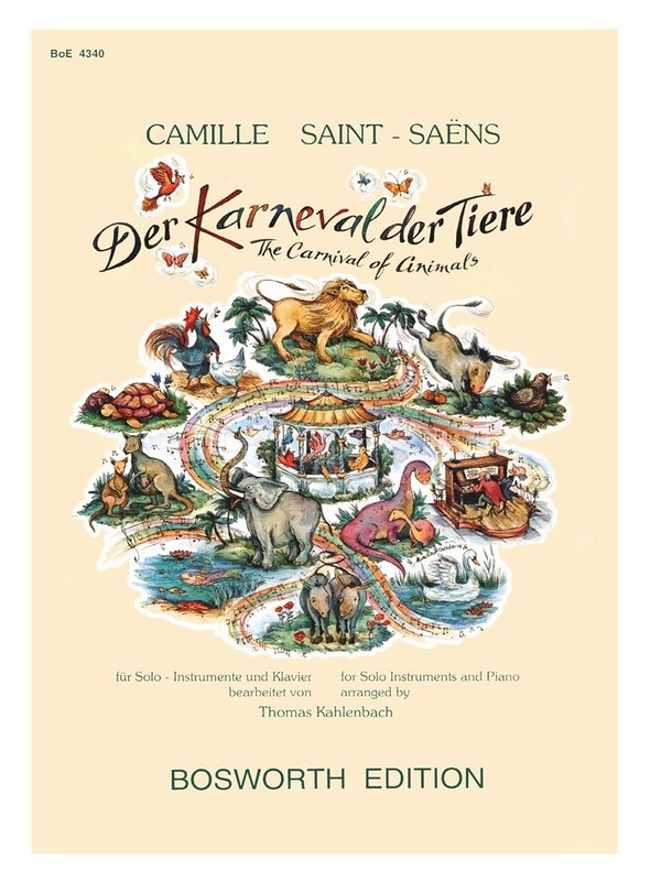 Der Karneval der Tiere  für Soloinstrumente und Klavier  