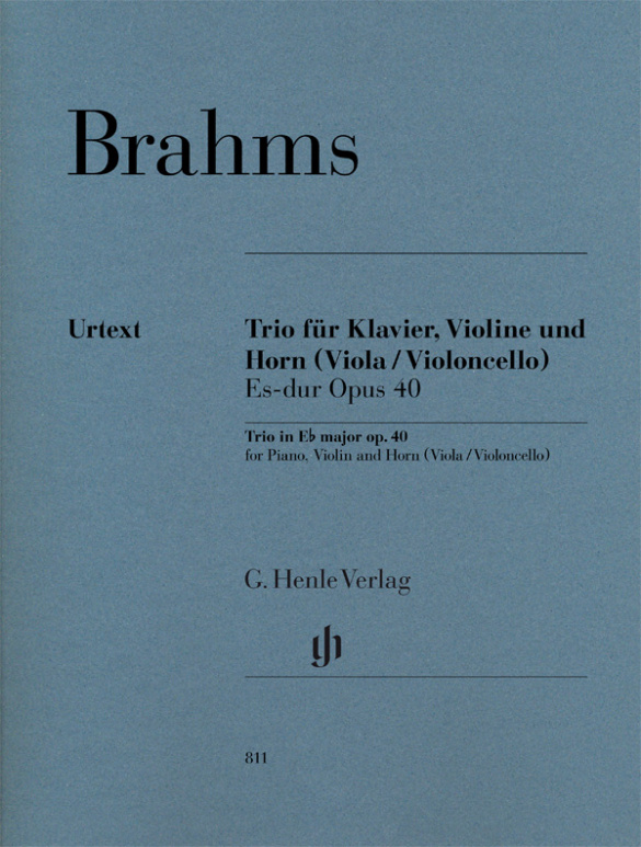 Trio Es-Dur op.40&nbsp;&nbsp;für Horn (Viola/Violoncello), Violine und Klavier&nbsp;&nbsp;Stimmen