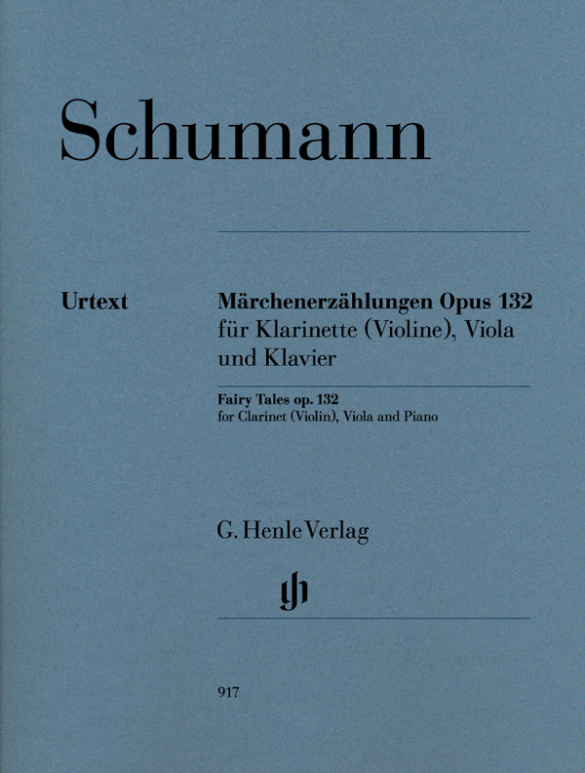 Märchenerzählungen op.132&nbsp;&nbsp;für Klarinette (Violine), Viola und Klavier&nbsp;&nbsp;Partitur und Stimmen