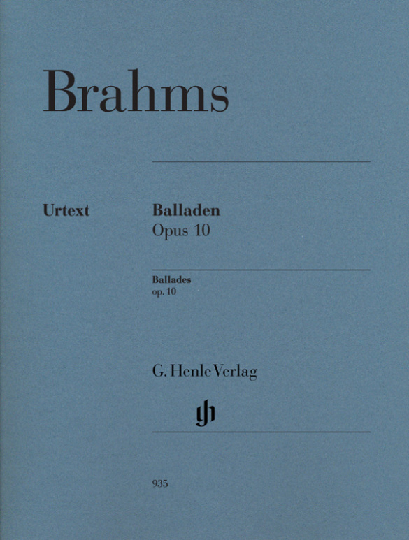 Balladen op.10&nbsp;&nbsp;für Klavier&nbsp;&nbsp;
