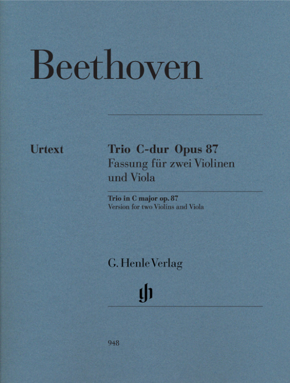 Trio C-Dur op.87&nbsp;&nbsp;für 2 Violinen und Viola&nbsp;&nbsp;Stimmen