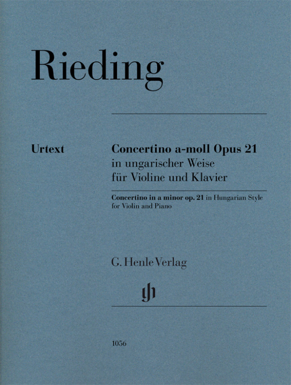 Concertino a-moll op.21 in ungarischer Weise  für Violine und Klavier  Partitur und Stimme