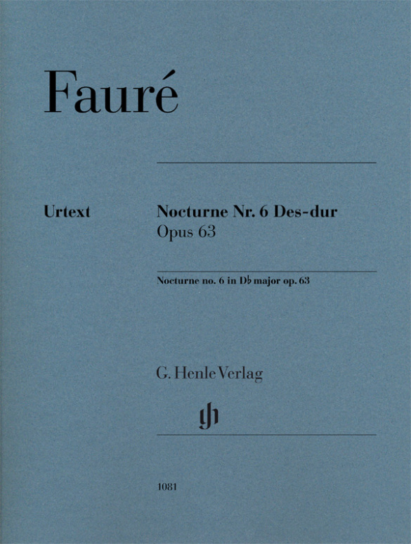 Nocturne Des-Dur Nr.6 op.63&nbsp;&nbsp;für Klavier&nbsp;&nbsp;