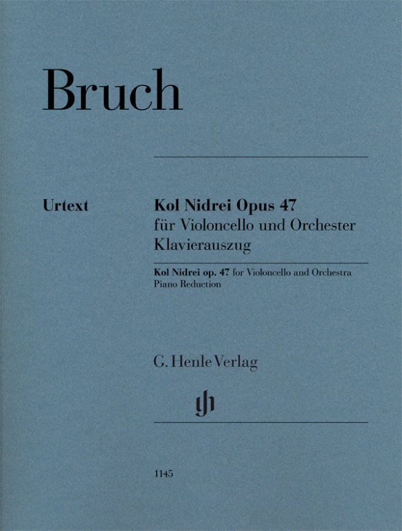 Kol Nidrei op.47 für Violoncello und Orchester  für Violoncello und Klavier  