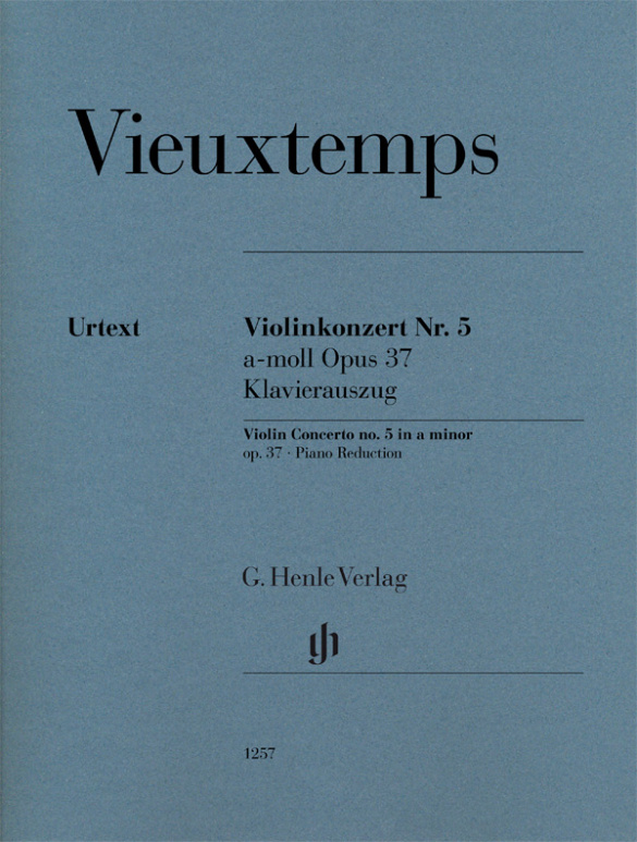 Konzert a-moll Nr.5 op.37  für Violine und Orchester  für Violine und Klavier