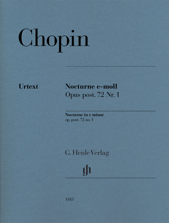 Nocturne e-Moll op.posth.72,1&nbsp;&nbsp;für Klavier&nbsp;&nbsp;