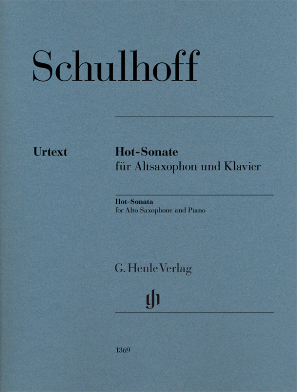Hot-Sonate  für Altsaxophon und Klavier  