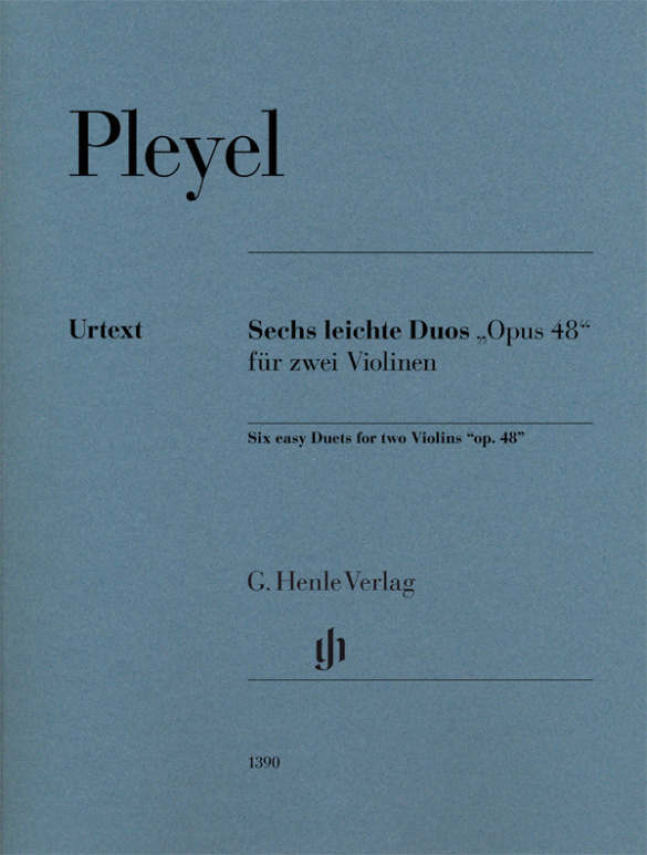 6 leichte Duos op.48  für 2 Violinen  Partitur und Stimmen