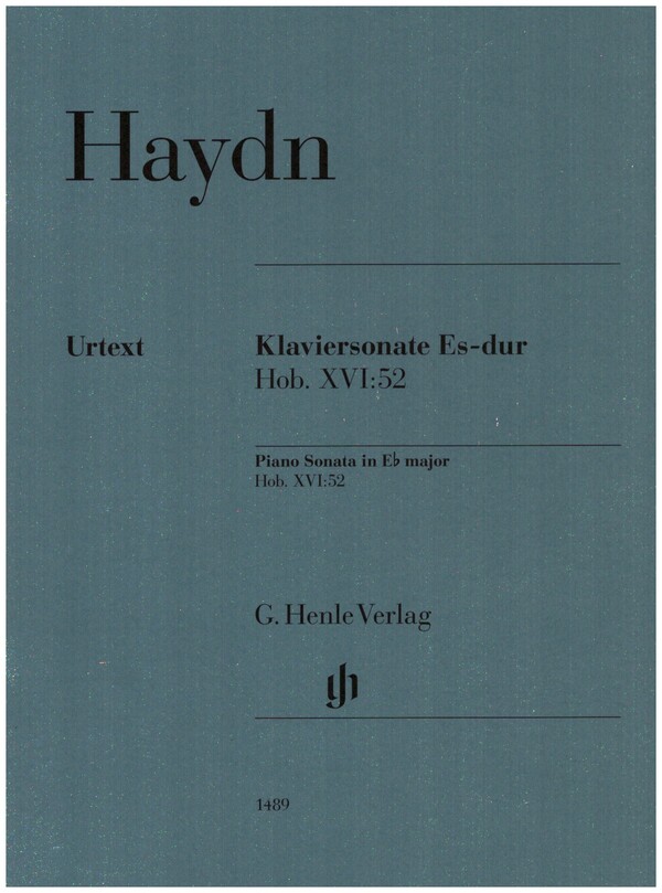 Klaviersonate Es-Dur Hob.XVI:52&nbsp;&nbsp;für Klavier&nbsp;&nbsp;