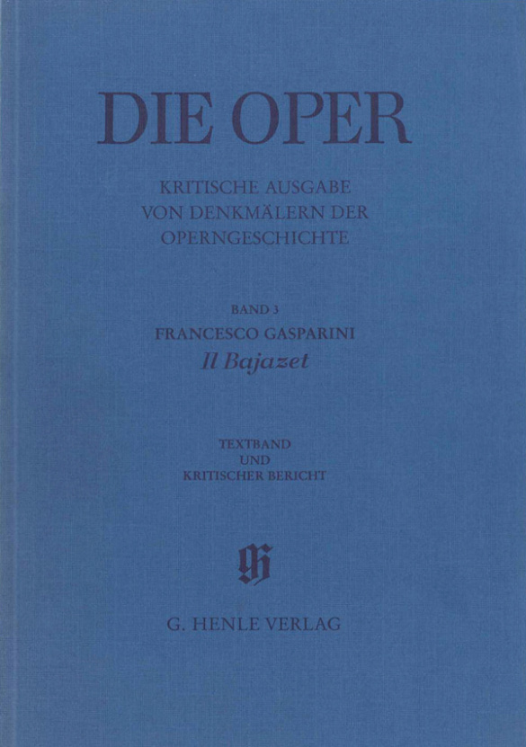 Il Bajazet&nbsp;&nbsp;&nbsp;&nbsp;Partitur