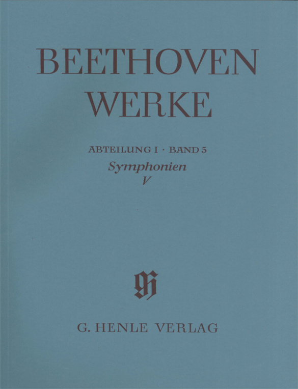 Beethoven Werke Abteilung 1 Band 5&nbsp;&nbsp;Symphonie d-Moll Nr.9 op.125&nbsp;&nbsp;Partitur,  broschiert