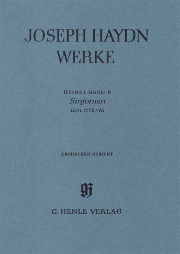 Haydn, Joseph Sinfonien um 1775/76&nbsp;&nbsp;&nbsp;&nbsp;Ganzleinen