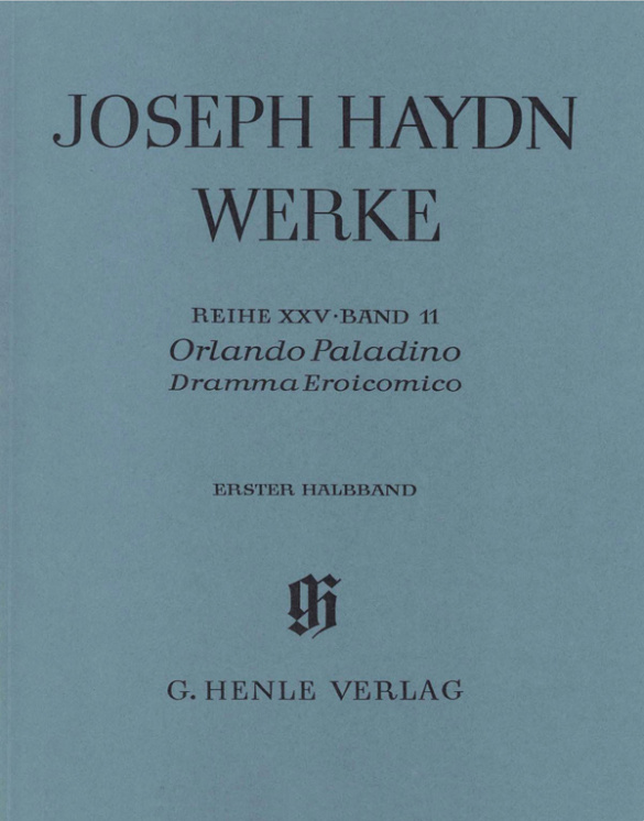 Gesamtausgabe Reihe 25 Band 11,1&nbsp;&nbsp;Orlando Paladino Teil 1&nbsp;&nbsp;Partitur,  gebunden