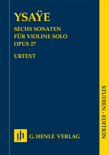 6 Sonaten op.27  für Violine solo  Studienpartitur