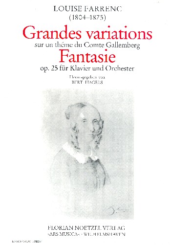 Grandes variations sur un thème du Compte Gallemberg op.25  für Klavier und Orchester  Partitur